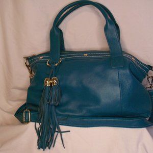 Cuore & Pelle Amelia Bag Teal Leather